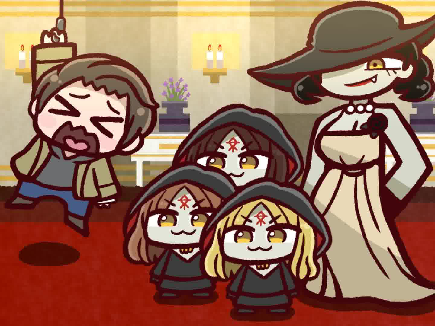 生化危机8动画伊森与丈母娘一家youtube